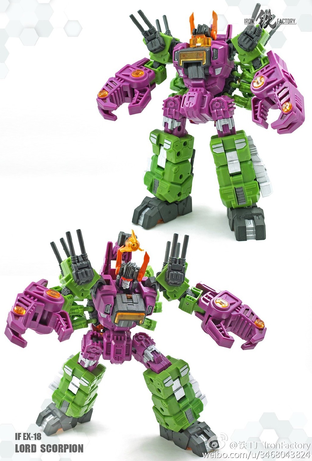 Iron Factory Lord Scorpion Unofficial Legends-ish Scale Scorponok
